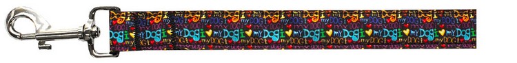 I Love My Dog Nylon Pet Leash 5/8in by 4ft